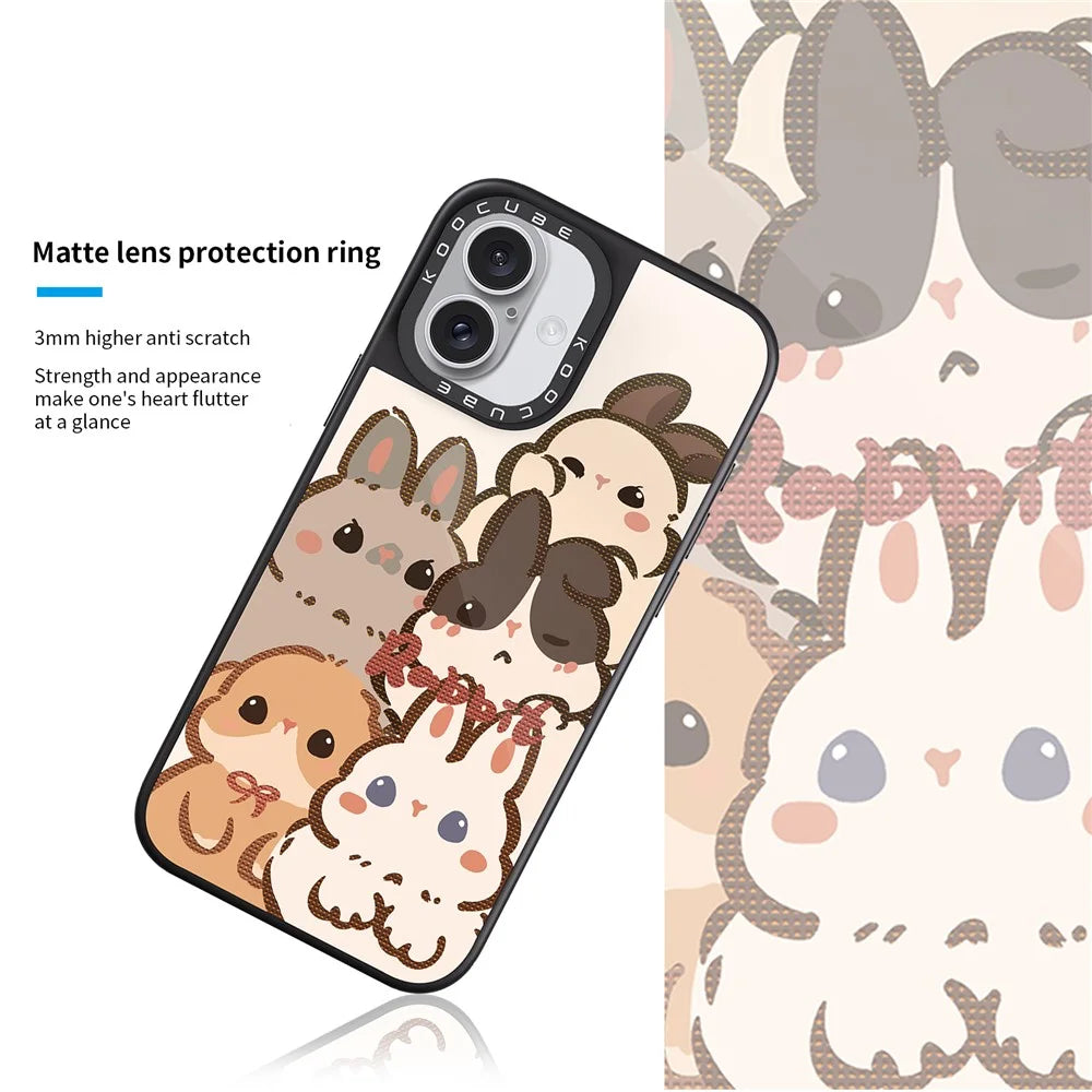 For iPhone 17 Case Compatible with MagSafe Pattern Printing TPU PC High Aluminium-silicon Glass Phone Cover - Style A - 3