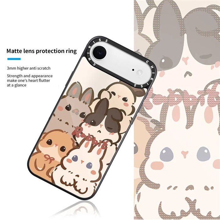 For iPhone Air Case Compatible with MagSafe Pattern Printing TPU PC High Aluminium-silicon Glass Phone Cover - Style A - 3