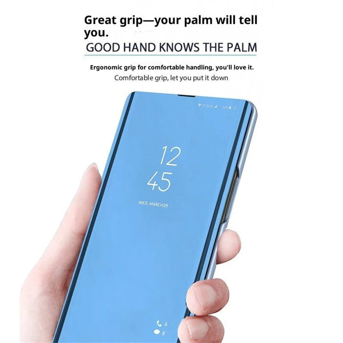 For Samsung Galaxy S26 Ultra Flip Leather Cover with Stand Full Body Protective Phone Case - Blue - 4