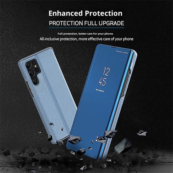 For Samsung Galaxy S26 Ultra Flip Leather Cover with Stand Full Body Protective Phone Case - Blue - 7