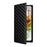For ZTE nubia Focus 2 5G Case Wallet Rhombus Imprinted Leather Phone Cover - Black - 5
