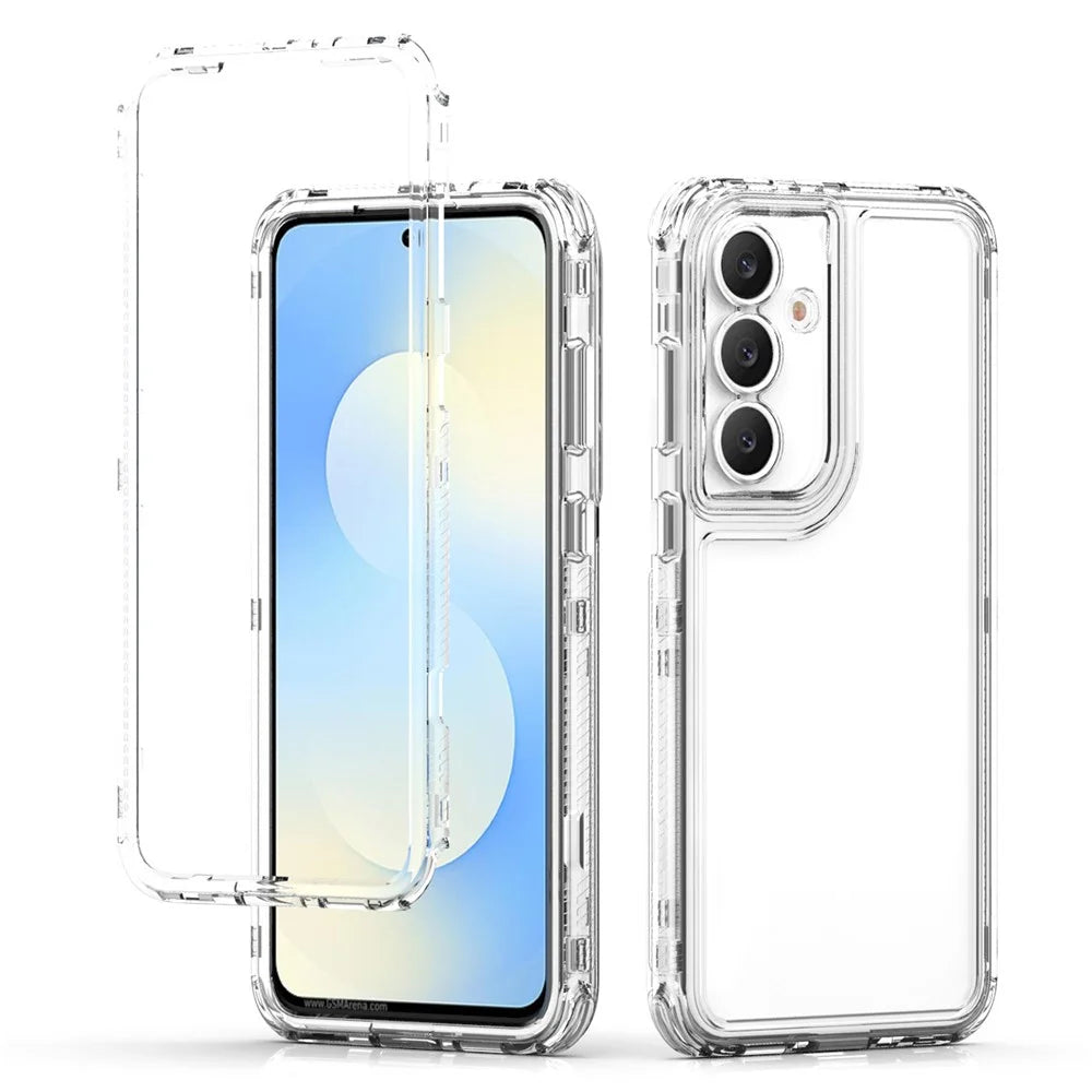 For Samsung Galaxy S25 FE Case Anti Scratch Acrylic TPU Clear Phone Cover - 1