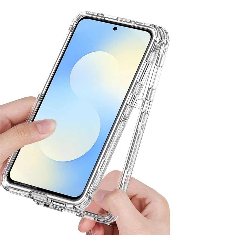 For Samsung Galaxy S25 FE Case Anti Scratch Acrylic TPU Clear Phone Cover - 2