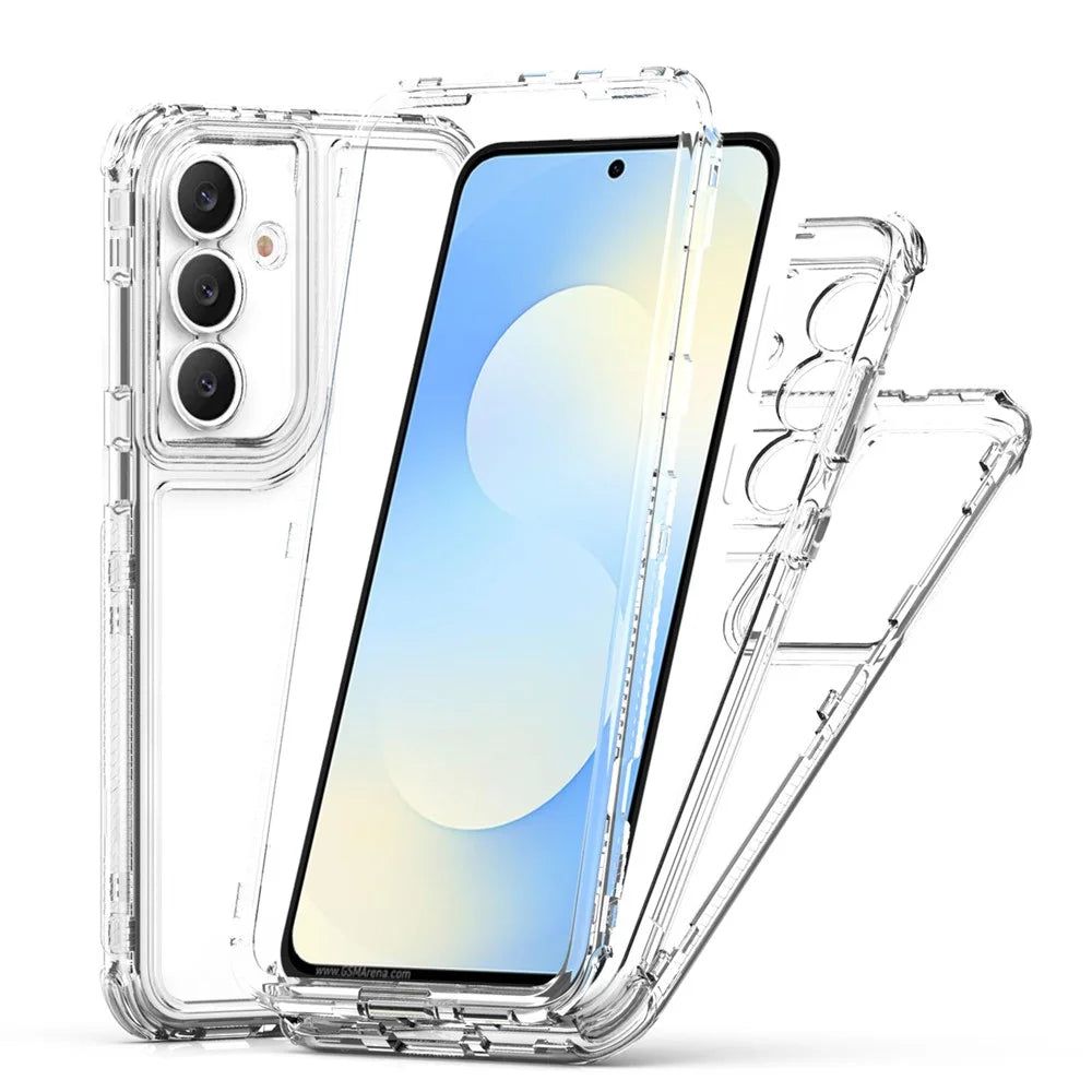 For Samsung Galaxy S25 FE Case Anti Scratch Acrylic TPU Clear Phone Cover - 4