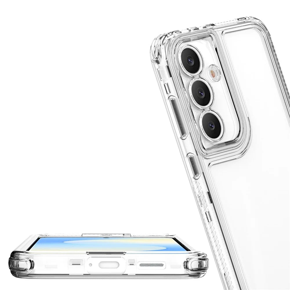 For Samsung Galaxy S25 FE Case Anti Scratch Acrylic TPU Clear Phone Cover - 5