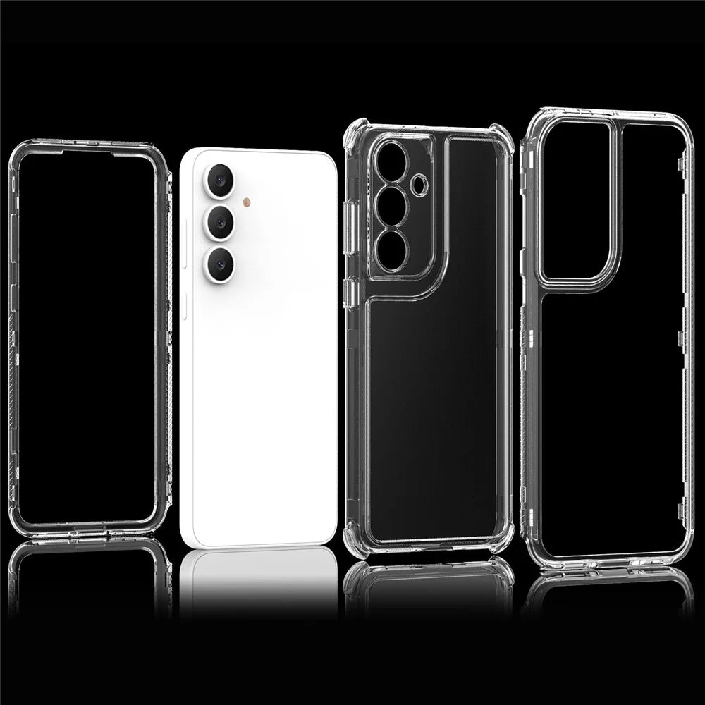 For Samsung Galaxy S25 FE Case Anti Scratch Acrylic TPU Clear Phone Cover - 6