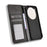 For vivo X300 5G Leather Case Wallet Stand Retro Texture Phone Cover - Black - 5