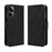 For ZTE nubia Neo 2 5G Leather Case Phone Wallet Cover with Multiple Card Slots - Black - 1