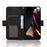 For ZTE nubia Neo 2 5G Leather Case Phone Wallet Cover with Multiple Card Slots - Black - 5