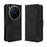 For vivo X300 Pro 5G Leather Case Phone Wallet Cover with Multiple Card Slots - Black - 1