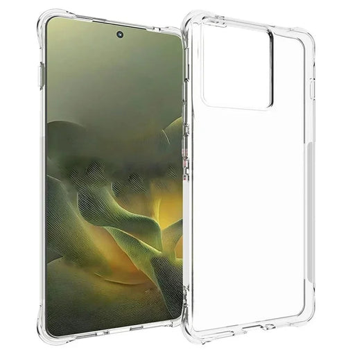 WANLONFENG For Motorola Edge 70 5G Case  WL Series 2.0mm Clear TPU Cover with Tempered Glass (Big Lens Hole) - Transparent - 2