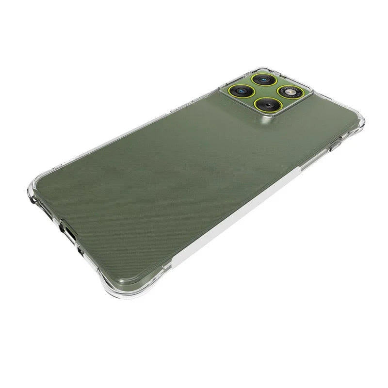 WANLONFENG For Motorola Edge 70 5G 2.0mm TPU Phone Cover  WL2 Series Case with 2Pcs Tempered Glass (Big Lens Hole) - Transparent - 4