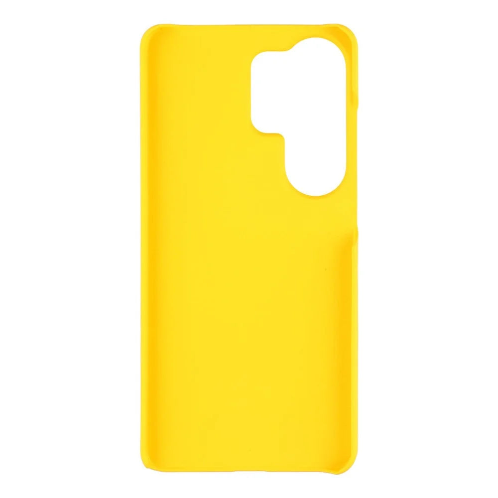 For Samsung Galaxy S26 Ultra Case Hard PC Drop Proof Frosted Minimalist Phone Cover - Yellow - 2