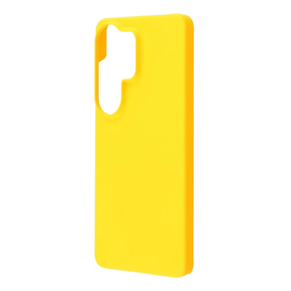 For Samsung Galaxy S26 Ultra Case Hard PC Drop Proof Frosted Minimalist Phone Cover - Yellow - 4