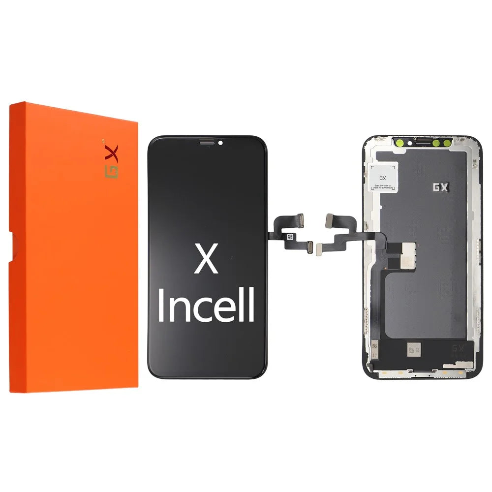 For iPhone X Grade C LCD Screen and Digitizer Assembly Replacement Part (GX Incell Technology) (without Logo) - 1