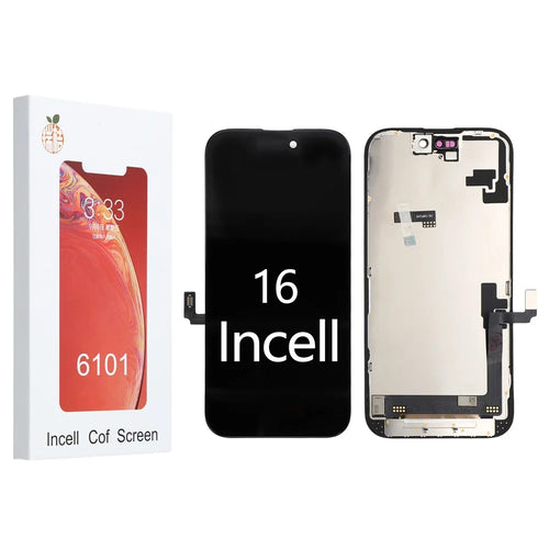 For iPhone 16 Grade C LCD Screen and Digitizer Assembly Replacement Part (RUIJU In-Cell Workmanship) (Without Logo) - 1