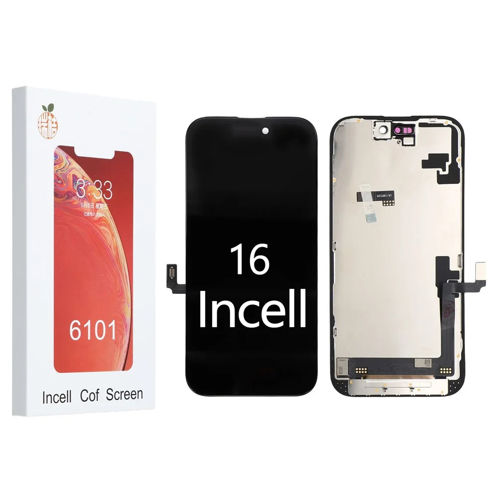 For iPhone 16 Grade C LCD Screen and Digitizer Assembly Replacement Part (RUIJU In-Cell Workmanship) (Without Logo) - 1
