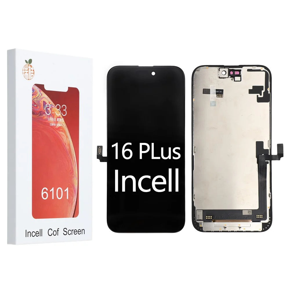For iPhone 16 Plus Grade C LCD Screen and Digitizer Assembly Replacement Part (RUIJU In-Cell Workmanship) (Without Logo) - 1