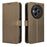 For TCL NxtPaper 60 Ultra 5G Leather Wallet Case with Strap Diamond Texture Phone Cover - Brown - 1