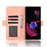 For Oukitel C62 / C62 Pro Leather Case Phone Wallet Cover with Multiple Card Slots - Pink - 2