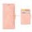 For Oukitel C62 / C62 Pro Leather Case Phone Wallet Cover with Multiple Card Slots - Pink - 5