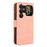 For Oukitel C62 / C62 Pro Leather Case Phone Wallet Cover with Multiple Card Slots - Pink - 7