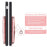 For iPhone 17 Case Card Holder Kickstand PU Leather + TPU Glitter Phone Cover with Shoulder Strap - Pink - 2