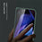 For Google Pixel 10 Pro Fold Case Skin-Feel Rubberized Hard PC Phone Cover with Front Screen Film - Black - 6