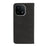 For vivo iQOO 15 5G Case Strong Magnetic Leather Wallet Phone Cover with Striped Texture - Black - 5