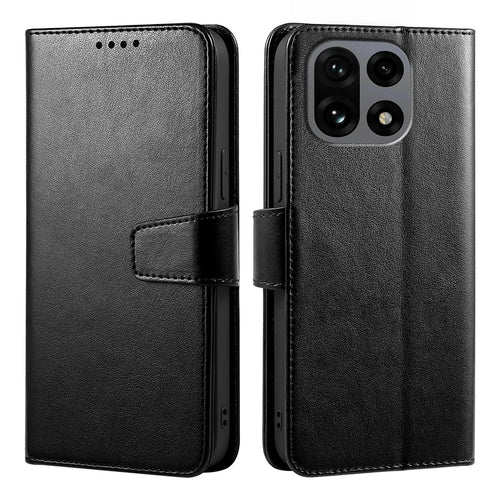 For OnePlus 15 5G Case Stand Card Holder Wallet Leather Phone Cover - Black - 1