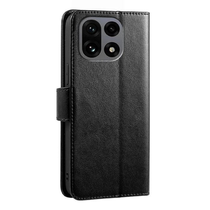 For OnePlus 15 5G Case Stand Card Holder Wallet Leather Phone Cover - Black - 6
