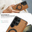 For Samsung Galaxy S25 Ultra Magnetic Case RFID Blocking Leather Wallet Cover with Rotating Ring Kickstand - Brown - 6
