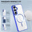 For Samsung Galaxy S25 FE Magnetic Casee TPU PC Clear Phone Cover - Sapphire - 3