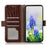 For OnePlus 15 5G Case RFID Blocking Wallet Crocodile Texture Genuine Cow Leather Phone Cover - Brown - 4