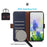 For OnePlus 15 5G Case RFID Blocking Genuine Cow Leather Wallet Phone Cover - Blue - 4