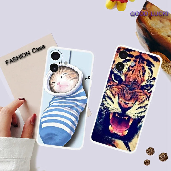 for iPhone 17 TPU Case Pattern Printing Anti Fall Phone Back Cover - Flowers - 2
