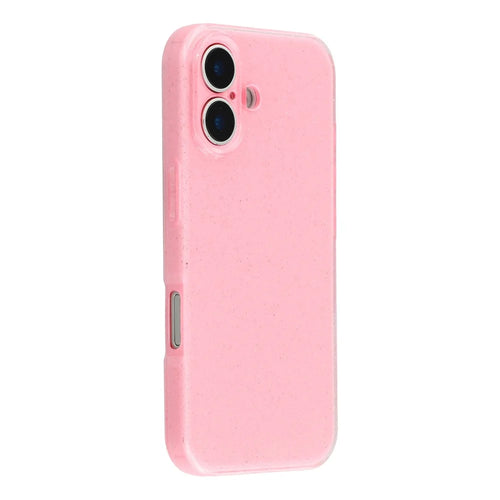 For iPhone 17 Case Glitter Shockproof TPU Phone Back Cover - Pink - 1