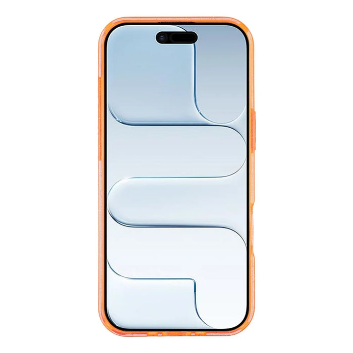 For iPhone Air Case Glitter Shockproof TPU Phone Back Cover - Orange - 2
