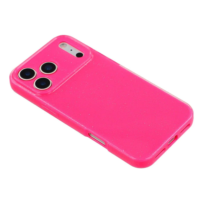 For iPhone 17 Pro Max Case Glitter Shockproof TPU Phone Back Cover - Rose - 6