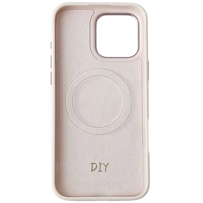 For iPhone 15 Pro Max Smart E-Ink Magnetic Case Lens Kickstand 4 Color HD 4 inch Display NFC DIY Customized Screen - Pink - 2