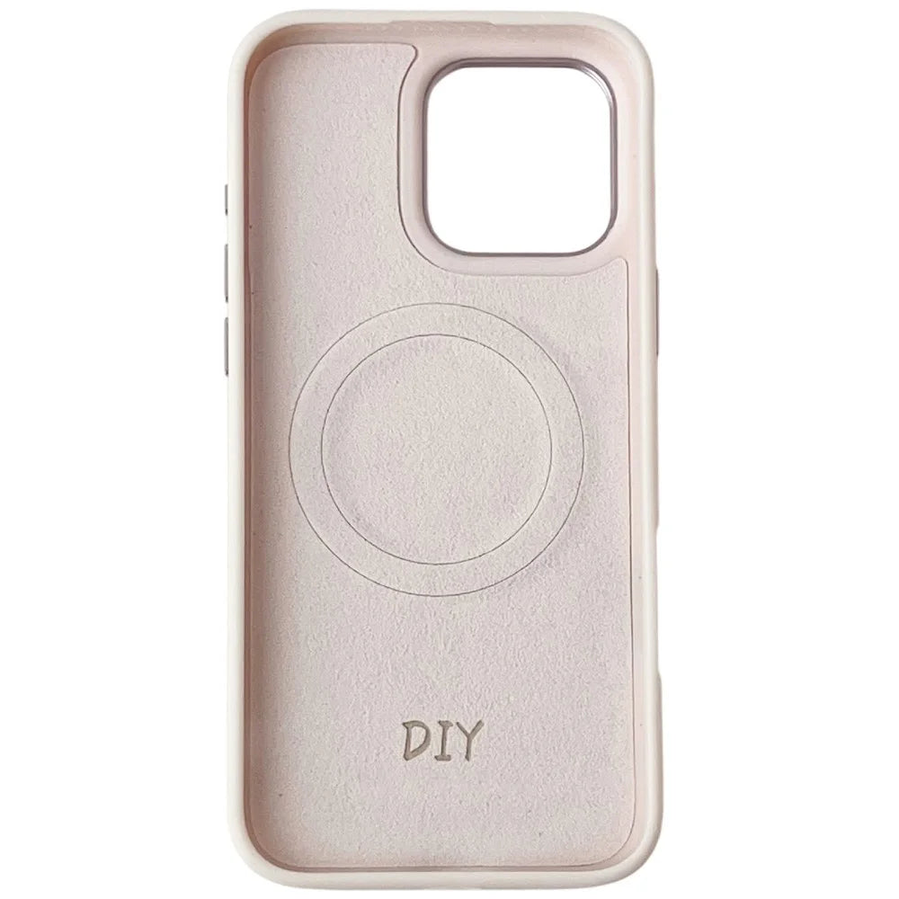 For iPhone 14 Pro Smart E-Ink Magnetic Case Lens Kickstand 4 Color HD 4 inch Display NFC DIY Customized Screen - Pink - 2