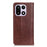 For OnePlus 15 5G Stand Case Split Leather Litchi Texture Wallet Phone Cover - Brown - 7
