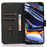 KHAZNEH For OnePlus 15 5G Case Anti Scratch PU Leather Wallet Stand Phone Cover - Black - 2