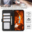 ABEEL For OnePlus 15 5G Case Color Splicing Leather Flip Phone Cover RFID Blocking - Black - 5