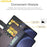 AMORUS For Samsung Galaxy A26 5G Stand Cases Calf Texture Genuine Split Leather Wallet Phone Cover - Black - 7