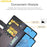 AMORUS For Google Pixel 9 / 9 Pro Stand Cases Calf Texture Genuine Split Leather Wallet Phone Cover - Brown - 7