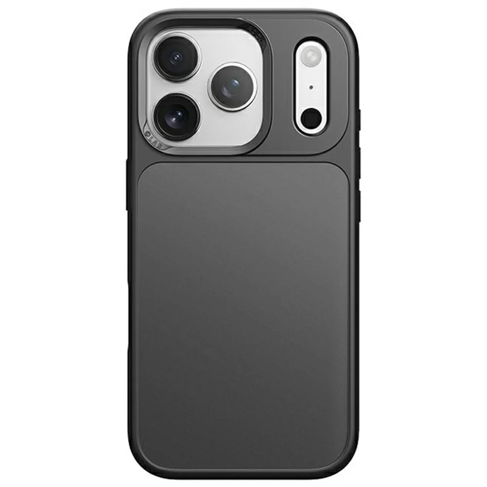 ROCK For iPhone 17 Pro Phone Case Skin-Touch PC+TPU Shockproof Back Cover - Black - 1