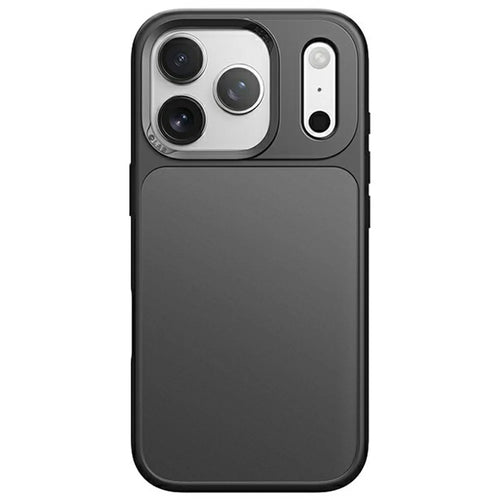 ROCK For iPhone 17 Pro Phone Case Skin-Touch PC+TPU Shockproof Back Cover - Black - 1