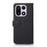 KHAZNEH For OnePlus 15 5G Case RFID Blocking Wallet Litchi Texture PU Leather Phone Cover with Strap - Black - 7