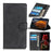 For OnePlus 15 5G Case Cowhide Texture Leather Wallet Stand Phone Cover - Black - 6